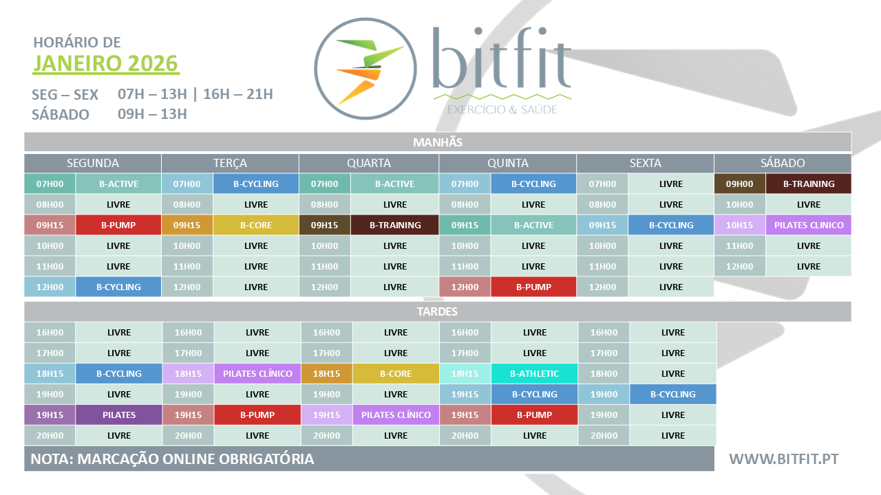 HORÁRIO JANEIRO 2026